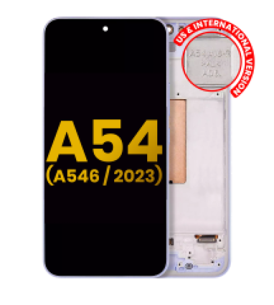 Samsung Galaxy A54 Display + Frame - Violet Refurbished