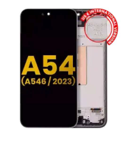 Samsung Galaxy A54 Display + Frame - Graphite Refurbished