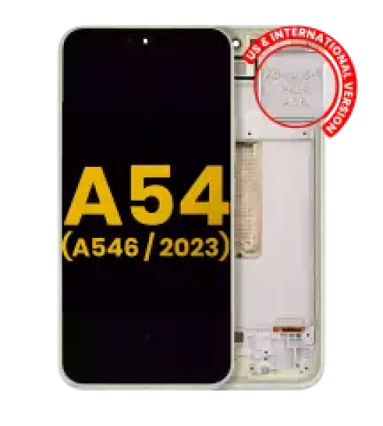 Samsung Galaxy A54 Display + Frame - Lime Refurbished