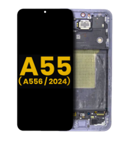 Samsung Galaxy A55 Display + Frame - Lilac Refurbished