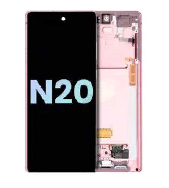 Samsung Galaxy Note 20 5G Display + Frame - Mystic Bronze SVP
