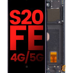 Samsung Galaxy S20 FE 4G / 5G Display + Frame - Cloud Navy Soft Oled