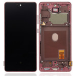 Samsung Galaxy S20 FE 4G / 5G Display + Frame - Cloud Red Soft Oled