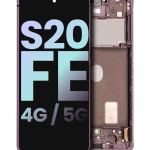 Samsung Galaxy S20 FE 4G / 5G Display + Frame - Cloud Lavender SVP