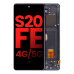Samsung Galaxy S20 FE 4G / 5G Display + Frame - Cloud Navy Soft Oled