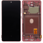 Samsung Galaxy S20 FE 4G / 5G Display + Frame - Cloud Red Refurbished