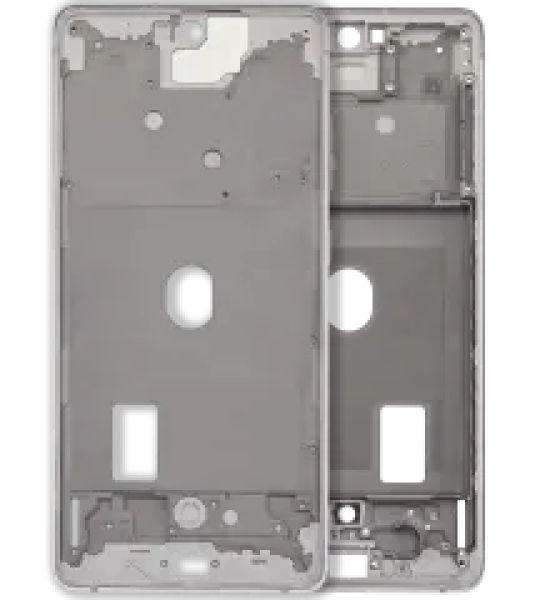 Samsung Galaxy S20 FE Mid-Frame Housing - Cloud White OEM-Equivalent
