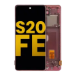 Samsung Galaxy S20 FE 4G / 5G Display + Frame - Cloud Red Refurbished