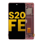 Samsung Galaxy S20 FE 4G / 5G Display + Frame - Cloud Red Refurbished
