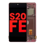 Samsung Galaxy S20 FE 4G / 5G Display + Frame - Cloud Red Soft Oled