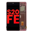 Samsung Galaxy S20 FE 4G / 5G Display + Frame - Cloud Red Soft Oled