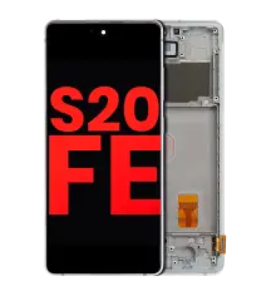 Samsung Galaxy S20 FE 4G / 5G Display + Frame - Cloud Mint Soft Oled