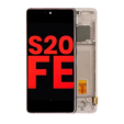 Samsung Galaxy S20 FE 4G / 5G Display + Frame - Cloud Orange Soft Oled