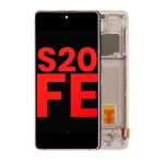 Samsung Galaxy S20 FE 4G / 5G Display + Frame - Cloud Orange Soft Oled