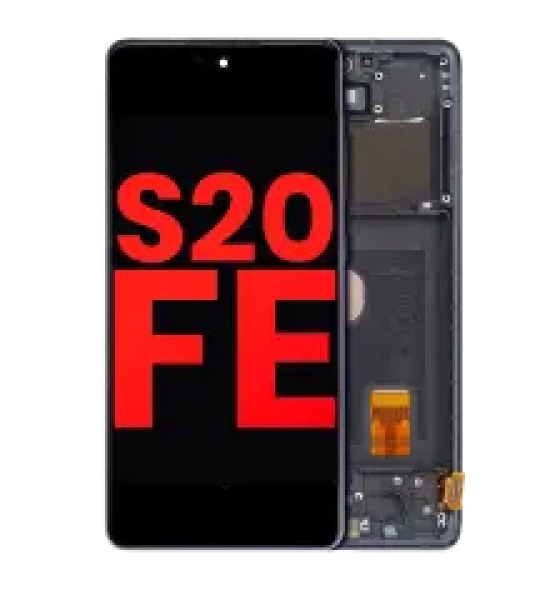 Samsung Galaxy S20 FE 4G / 5G Display + Frame - Cloud Navy Soft Oled