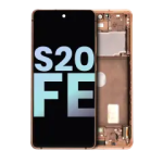 Samsung Galaxy S20 FE 4G / 5G Display + Frame - Cloud Orange SVP
