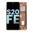 Samsung Galaxy S20 FE 4G / 5G Display + Frame - Cloud Orange SVP