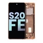 Samsung Galaxy S20 FE 4G / 5G Display + Frame - Cloud Orange SVP
