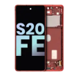 Samsung Galaxy S20 FE 4G / 5G Display + Frame - Cloud Red SVP