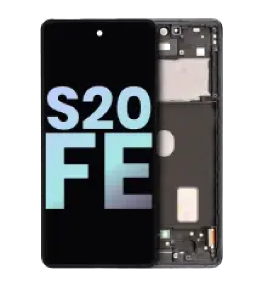 Samsung Galaxy S20 FE 4G / 5G Display + Frame - Cloud Navy SVP