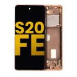 Samsung Galaxy S20 FE 4G / 5G Display + Frame - Cloud Orange Refurbished