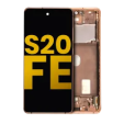 Samsung Galaxy S20 FE 4G / 5G Display + Frame - Cloud Orange Refurbished