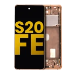 Samsung Galaxy S20 FE 4G / 5G Display + Frame - Cloud Orange Refurbished