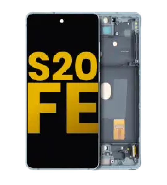 Samsung Galaxy S20 FE 4G / 5G Display + Frame - Cloud Mint Refurbished