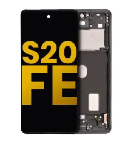Samsung Galaxy S20 FE 4G / 5G Display + Frame - Cloud Navy Refurbished