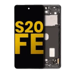 Samsung Galaxy S20 FE 4G / 5G Display + Frame - Cloud Navy Refurbished