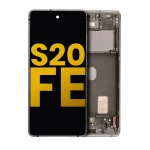 Samsung Galaxy S20 FE 4G / 5G Display + Frame - Cloud White Refurbished