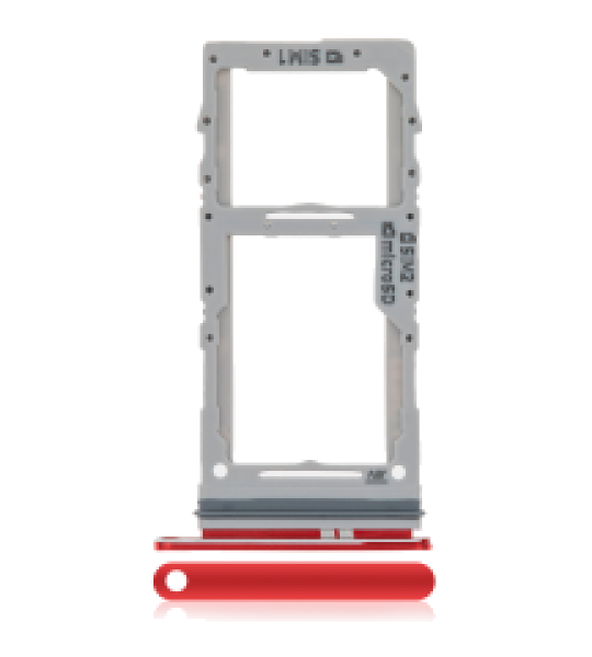 Samsung Galaxy S20 / S20 Plus / S20 Ultra Dual Sim Tray - Cosmic Red OEM-Equivalent