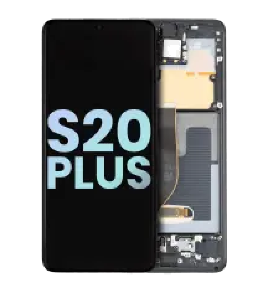 Samsung Galaxy S20 Plus Display + Frame - Cosmic Black SVP