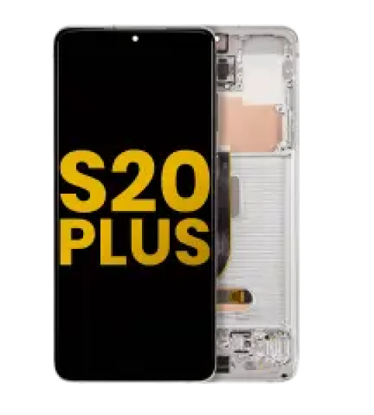 Samsung Galaxy S20 Plus Display + Frame - Cloud White Refurbished