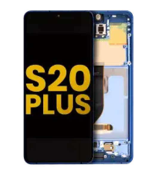 Samsung Galaxy S20 Plus Display + Frame - Aura Blue Refurbished
