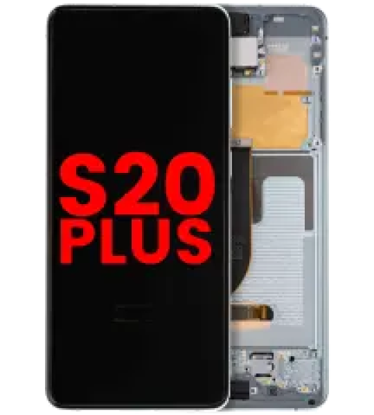 Samsung Galaxy S20 Plus Display + Frame - Cloud Blue Soft Oled