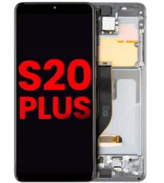 Samsung Galaxy S20 Plus Display + Frame - Cosmic Gray Soft Oled