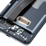 Samsung Galaxy S20 Ultra Display + Frame - Cosmic Black Soft Oled