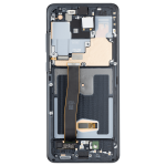 Samsung Galaxy S20 Ultra Display + Frame - Cosmic Black Soft Oled
