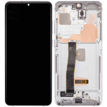 Samsung Galaxy S20 Ultra Display + Frame - Cloud White Refurbished