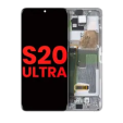 Samsung Galaxy S20 Ultra Display + Frame - Cloud White Soft Oled