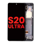 Samsung Galaxy S20 Ultra Display + Frame - Cosmic Gray Soft Oled
