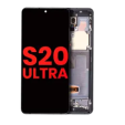 Samsung Galaxy S20 Ultra Display + Frame - Cosmic Gray Soft Oled