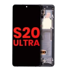 Samsung Galaxy S20 Ultra Display + Frame - Cosmic Gray Soft Oled