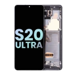 Samsung Galaxy S20 Ultra Display + Frame - Cosmic Gray SVP