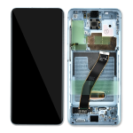 Samsung Galaxy S20 / S20 5G Display + Frame - Cloud Blue Soft Oled