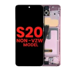 Samsung Galaxy S20 / S20 5G Display + Frame - Cloud Pink Soft Oled