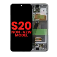 Samsung Galaxy S20 / S20 5G Display + Frame - Cosmic Gray Soft Oled