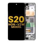 Samsung Galaxy S20 / S20 5G Display + Frame - Cloud White Refurbished