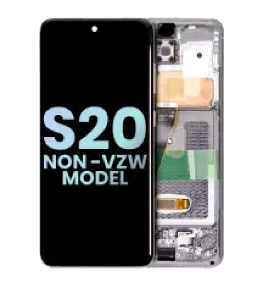 Samsung Galaxy S20 / S20 5G Display + Frame - Cloud White SVP